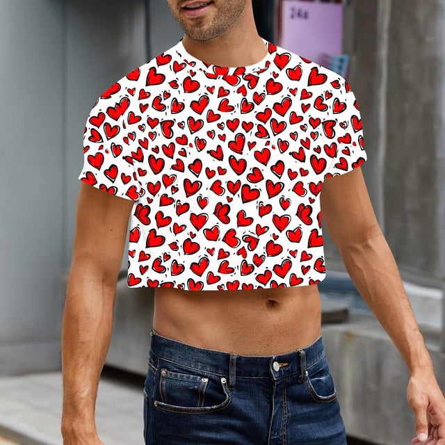 Blusas y camisas de manga corta y cuello redondo para hombre, blusas de verano con estampado y mangas cortas para hombre.