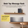 thumbnail image 2 of MMF Industries STEELMASTER Desk File Organizer | 15 Compartments | Scratch & Chip-Resistant Finish | Durable Steel Construction | Vertical File Organizer, 2 of 5