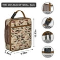 thumbnail image 3 of Tropical Flower and Leaves Insulated Lunch Bag Box Women Reusable Lunch Bag Water-Resistant Lunch Tote Portable Bag School Camping, 3 of 6