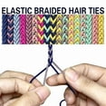 thumbnail image 4 of Hair Ties for Women Long Hair, 25" Elastic No Tangle Spiral Hair Ties Damage-Free Pony Tail Wraps for Thick Long Hair Motorcycle Hair Accessories for Sports- Bike Riding Swim Skiing- 3 Pack Colorful, 4 of 10