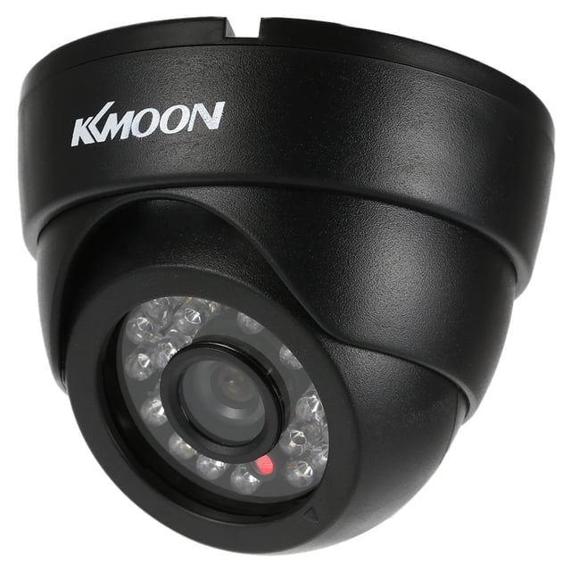 Cámara,HD 1200TVL cámara seguridad CCTV interior noche visión 1/3 CMOS IR-CUT NTSC sistema de vigilancia KKmoon Cámara