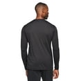 thumbnail image 3 of RBX Active Men's Long Sleeve Textured Crewneck Quick Dry Performance Top, 3 of 4