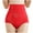 Red, variant on Luxalzxs Tummy Control Briefs Shapewear for Women High Waisted Butt Lifting Slimming Panties Body Shaper Underwear Girdle