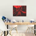 thumbnail image 5 of Picia The Red Head Skull Pattern Decorative Picture – Unique Wall Art, Modern Canvas Print for Trendy Interiors (Horizontal), 5 of 6