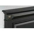 thumbnail image 4 of Roundhill Renova Vintage Black Wood Panel Bed, King Size, 4 of 5