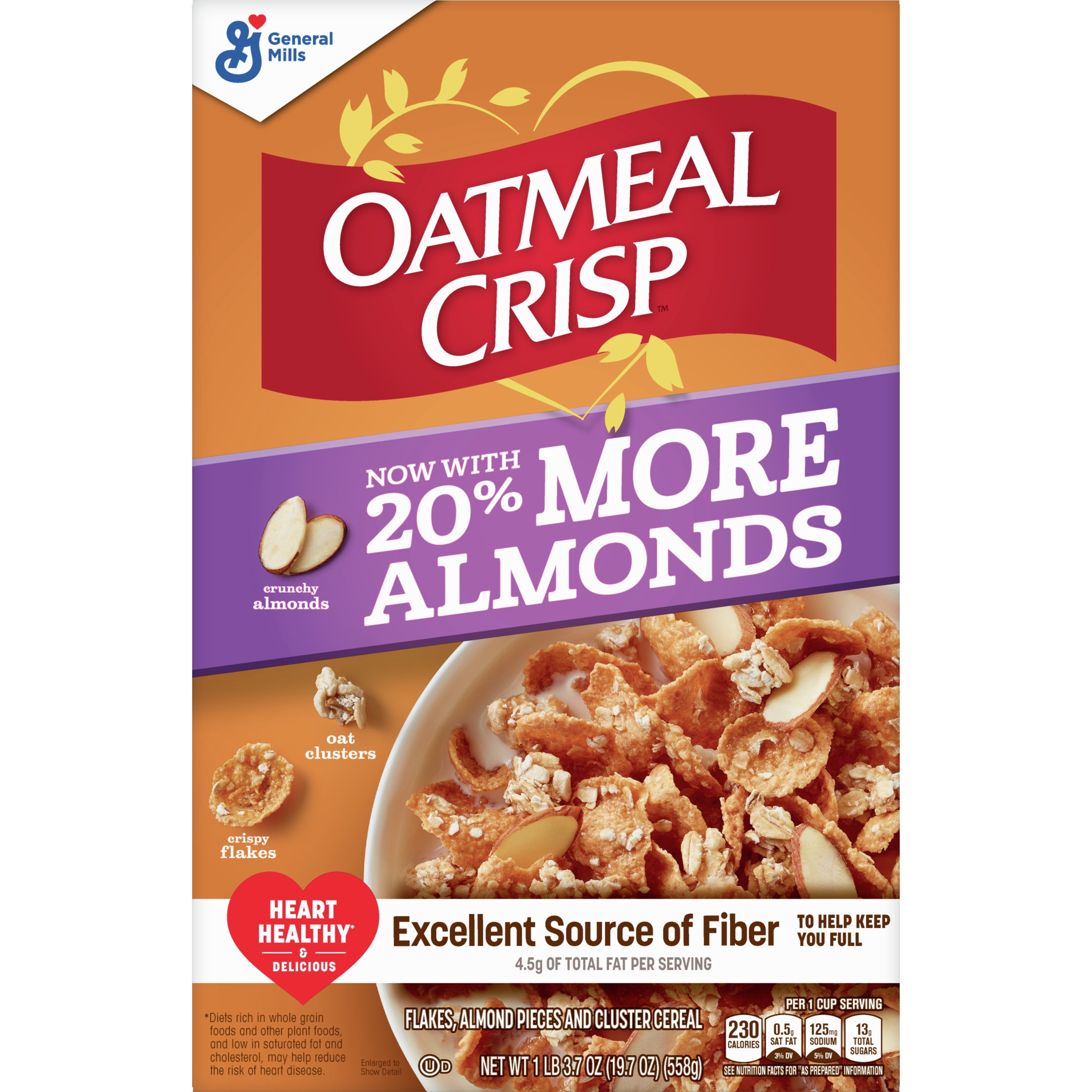 Oatmeal Crisp Cereal, 19.7 oz