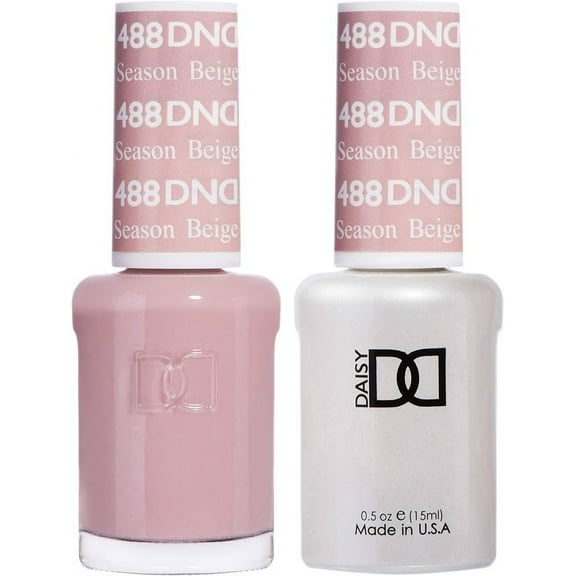 DND 488 Season Beige Gel & Matching Polish Set - DND Gel & Lacquer