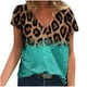 thumbnail image 1 of Camisetas con estampado floral con cuello en V para mujer Blusas femeninas cómodas a la moda Tops OAVQHLG3B Store  lin121212, 1 of 4