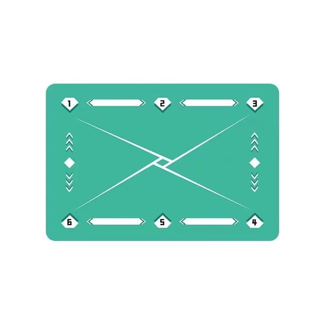 Popular! Football Footstep Training Mat,Dribble Silent Auxiliary Props,Soccer Trainer, Wear Resistant Dribble Control Soccer Training Aid Mat, Auxiliary Prop