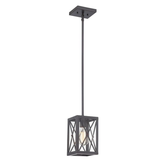 87330-SB-Designers Fountain-High Line - One Light Mini Pendant
