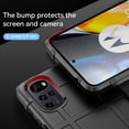 thumbnail image 5 of Slim Fit Phone Case for Motorola G22, Case for Moto E32,Case for Moto E32S,Rugged Shield Phone Case with Military Grade Shockproof Protection Cover for Moto G22/E32/E32S, HD Black, 5 of 16