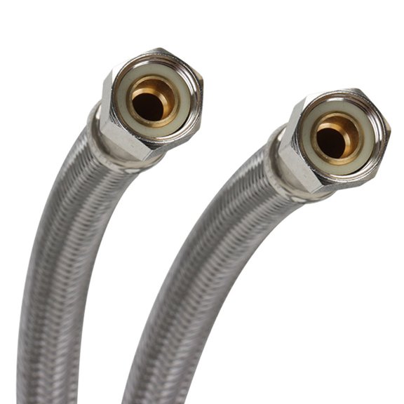 Fluidmaster 6W48 Dishwasher Connector, 3/8 in, Compression, Polymer/Stainless Steel