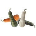 thumbnail image 5 of Long Artificial Pumpkins Realistic Fake Foams Pumpkins for Thanksgiving Holiday Party Decorations Photography Props, 5 of 8