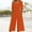 Orange Jumpsuits for Women, variant on Olyvenn One Piece Jumpsuits for Women 2025 Trendy Short Sleeve V Neck Button Onesie Wide Leg Pants Rompers with Pockets Black 12