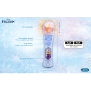 Disney Frozen Sing Along Microphone, Includes Built-in Music and Lights, Children Ages 18+ Months