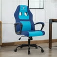 thumbnail image 6 of BestOffice Office Chair PC Gaming Chair Cheap Desk Chair Ergonomic PU Leather Executive Computer Chair Lumbar Support for Home Office，D4, 6 of 7