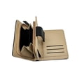 thumbnail image 3 of Cartera Mujer Billetera Mujer De Cuero Calado, Negro, 3 of 5