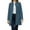 Blue a1, variant on Overcoat for Women Mid-Long Stand Collar Single Breasted Wool Coat Dressy Casual Lightweight Jackets Long Sleeve Trench Coats