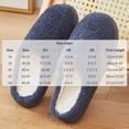 thumbnail image 6 of ichuanyi Slippers for Women Plush Memory Foam House Slippers Closed Toe Shoes with Non-Slip Sole Cozy Warm Fuzzy Home Shoes, 6 of 6