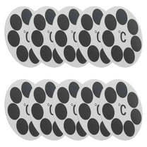 GETAJGHSD 10Pcs Round Adhesive Bath Thermometer Stickers Color Changing Liquid Crystal Display