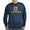 Navy, variant on CafePress - Delta Tau Delta Gold Stacked Signature Sweatshirt - Classic Crew Neck Sweatshirt
