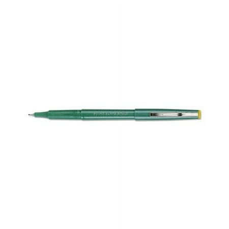 Razor Point Stick Porous Point Marker Pen 0.3mm, Green Ink/Barrel, Dozen