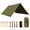 Brown 10×10.5ft, variant on Waterproof Portable Tarp Multifunctional Outdoor Camping Traveling Awning Backpacking Shelter Rain