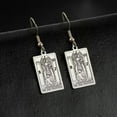 thumbnail image 4 of EOEMY Tarot Cards Stainless Steel Drop Earrings Divination Women Jewelry Gifts, 4 of 9