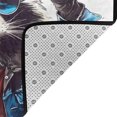 thumbnail image 4 of Shaggy Area Rug, Patriotic Raccoon Illustration Rugs for Living Room Bedroom Non Slip Door Mat Indoor Carpet Machine Washable Nursery Home Decor Floor Mats for Entryway 60x39in, 4 of 5