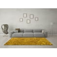 thumbnail image 3 of Ahgly Company Indoor Rectangle Abstract Yellow Modern Area Rugs, 4' x 6', 3 of 4