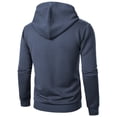 thumbnail image 3 of Men's Hooded Sweatshirts Long Sleeve Casual Pullover Hoodie Waffle Knit Sweatshirt with Pocket Hoodies for men Hoodie Men, 3 of 5