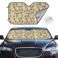 thumbnail image 2 of Balery Music Dancing Cat Print Car Windshield Sun Shade,Windshield Sunshade for Car Pickup Truck SUV Accessories-Medium, 2 of 7