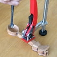 thumbnail image 4 of Mistaha Woodworking Table Clamp with Adjustable Clamping Ranges and Alloy Pressure Foot - Sturdy Chrome Vanadium Alloy Steel Construction - 160mm Clamping Distance - 16mm Base - Woodworking Tool for, 4 of 7