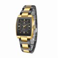 thumbnail image 3 of Square Watches for Women, Women's Wristwatches, Ladies Waterproof Stainless Steel Analog Small Dainty Gold Watch for Women, 3 of 7