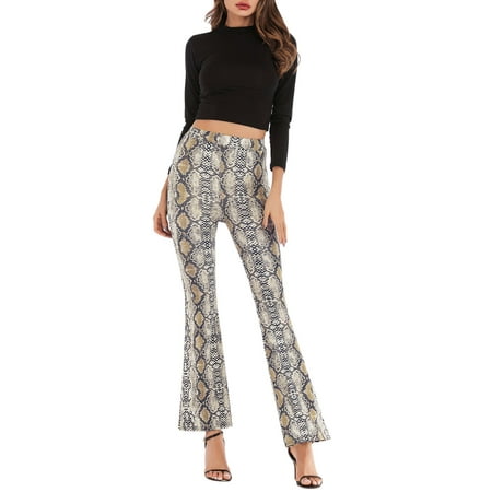 

ASEIDFNSA Womens Slacks Maternity Pants for Women Business Casual Women S Printed High Waisted Slim Fitting Stretch Flared Pants Wide Legged Pants