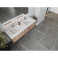 thumbnail image 3 of Legno 60" Weathered Grey Double Sink Bathroom Vanity with Matte White VIVA Stone Solid Surface Countertop, 3 of 3