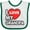 White and Green, variant on Inktastic I Love My Grandpa Boys or Girls Baby Bib