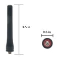 thumbnail image 3 of Antena Stubby TDYU UHF 400-470 MHz para Walkie Talkie Hytera HYT, 3 of 6