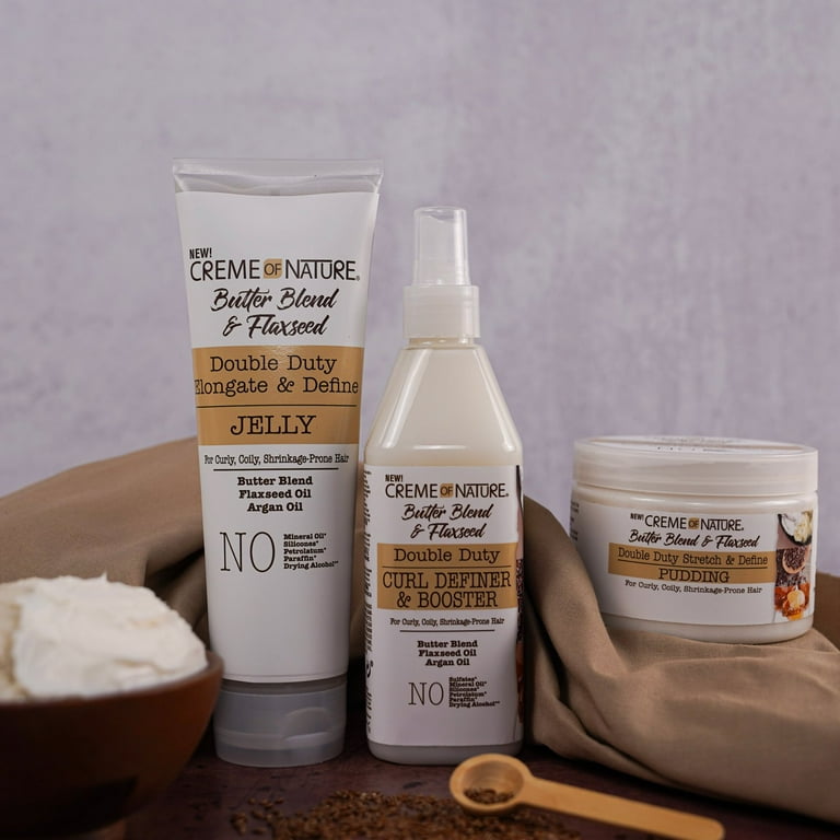 Creme of Nature Butter Blend & Flaxseed Stretch & Define Styling