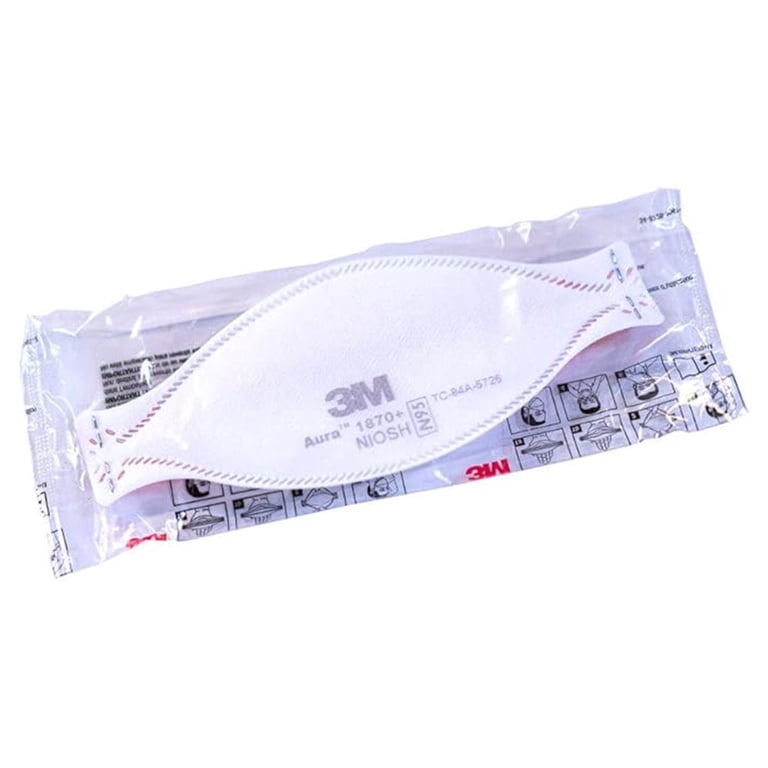 3M Aura Particulate Respirator Surgical Mask Flat Fold 240 per