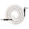 thumbnail image 1 of Cable de Guitarra VOHALO Blanco Rizado 10M 1/4 Pulgada Ángulo Recto a Recto, 1 of 6