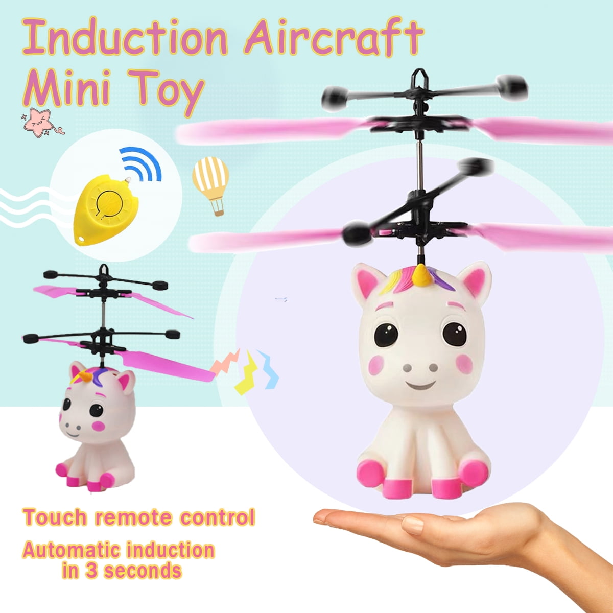 remote control flying unicorn toy