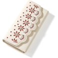 thumbnail image 1 of KAIYANG Cartera con cremallera y recortes florales para mujer Cartera plegable con ventana para foto y documento de identidad (larga, negra) Blanca, 1 of 5