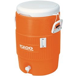 Igloo 5 Gallon Orange Cooler w/Seat Lid EA 