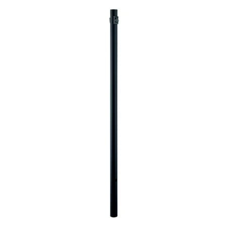 Acclaim 97BK Lampadaire à Enterrement Direct Collection Lampadaire Lisse avec Photocellule et Sortie de Commodité, 7, Noir Mat