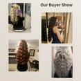 thumbnail image 3 of 3 Barrel Curling Iron Wand Dual Voltage Hair Crimper With Lcd Temp Display - 1 Inch Ceramic Tourmaline Triple Barrels, Temperature Adjustable Portable Hair Waver Heats Up Quickly (Pink), 3 of 7