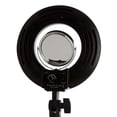 thumbnail image 3 of Impressions Vanity Desktop Studio Ring Light, Three Sixty Swivel Mirror with Phone Stand (Black), 3 of 10