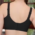 thumbnail image 6 of Lovzfmll Women's Non Steel Ring Style Printed Gathered Middle Button Breathable Underwear Daily Bra, 6 of 6