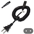 thumbnail image 1 of HQRP AC Power Cord for Philips Norelco 5601X 5603X 5699XL 5810XL 5818XL 5842XL 5849XL 5606X 5802XL 5812XL Shaver Lead Mains Cable + HQRP Cleaning Brush, 1 of 2