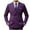 Purple, variant on ZCFZJW Men's Double-Breasted Suit Blazer Casual Long Sleeve Slim Fit Solid Color Sport Coat Jacket for Business, Wedding, Prom & Formal Events Army Green L
